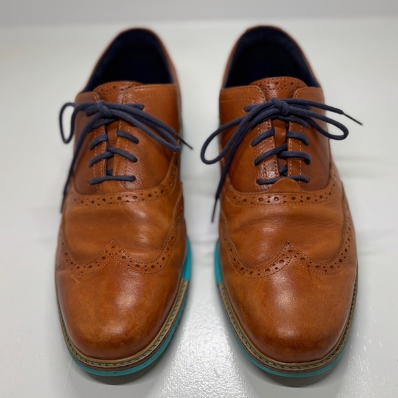 Men's Cole Haan Grand Wingtip Oxford Dress Shoes size10 - Picture 3 of 11